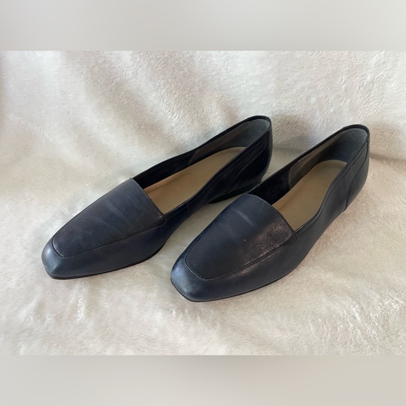 Vintage Blue Leather Enzo Angiolini vero cuoio genuine leather size 8 1/2 - Picture 2 of 5